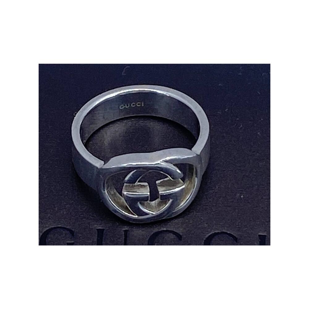 Gucci GG Sterling Sliver Ring Size Size 6 - Picture 4 of 8